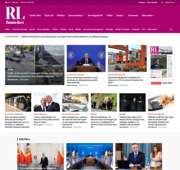 Anunțuri online în ziarul România Liberă
